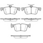 Колодки тормозные дисковые задний для FORD GALAXY, MONDEO, S-MAX <b>ROADHOUSE 21551.12 / PSX2155112</b>