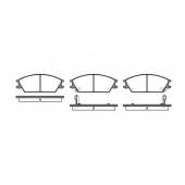 Колодки тормозные дисковые передний для HONDA ACCORD / HYUNDAI ACCENT, LANTRA, PONY / EXCEL, PONY, S, STELLAR <b>ROADHOUSE 2224.02 / PSX222402</b>