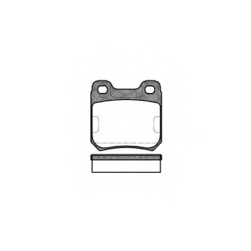 Колодки тормозные дисковые задний для OPEL CALIBRA(85#), OMEGA(16#,17#,19#,66#,67#) <b>ROADHOUSE 2239.10 / PSX223910</b>