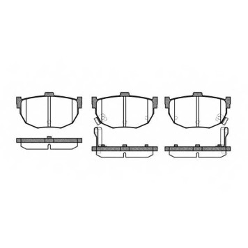 Колодки тормозные дисковые задний для KIA CERATO(LD), SOUL(AM) <b>ROADHOUSE 2294.32 / PSX229432</b>