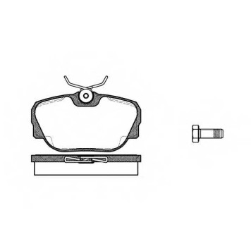 Колодки тормозные дисковые передний для BMW 3(E30), Z1 <b>ROADHOUSE 2296.00 / PSX229600</b>