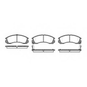 Колодки тормозные дисковые передний для CITROEN C-CROSSER / MITSUBISHI 3000 GT, ECLIPSE, GALANT, GTO, L 200, L 300, L 400 / SPACE GEAR, L 400, LANCER, OUTLANDER, PAJERO, SIGMA, SPACE / PEUGEOT 4007 <b>ROADHOUSE 2354.02 / PSX235402</b>