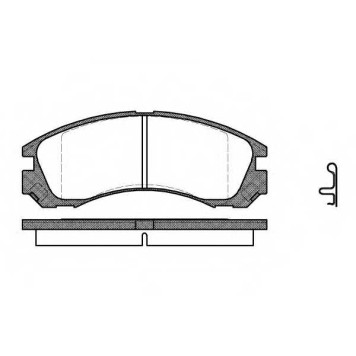 Колодки тормозные дисковые передний для MITSUBISHI L 400 / SPACE GEAR, L 400, LANCER, OUTLANDER, PAJERO, SPACE RUNNER, SPACE <b>ROADHOUSE 2354.22 / PSX235422</b>
