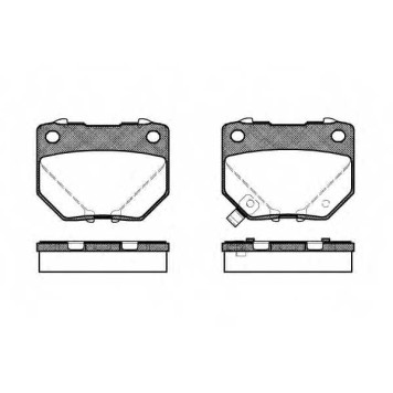 Колодки тормозные дисковые задний для SUBARU IMPREZA(GD,GG) <b>ROADHOUSE 2365.21 / PSX236521</b>