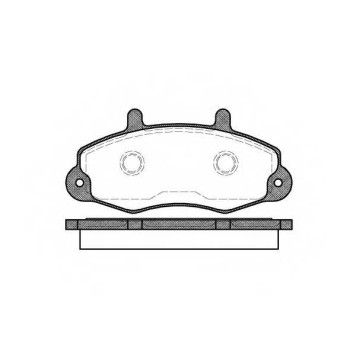 Колодки тормозные дисковые передний для FORD TRANSIT TOURNEO, TRANSIT(E# #,T# #) <b>ROADHOUSE 2391.00 / PSX239100</b>