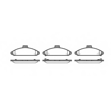 Колодки тормозные дисковые передний для HYUNDAI S(SLC) / TOYOTA COROLLA(#E11#) <b>ROADHOUSE 2404.02 / PSX240402</b>