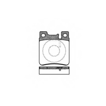 Колодки тормозные дисковые задний для CHRYSLER CROSSFIRE / MERCEDES , C, CLK, E, KOMBI, S, SL, SLK <b>ROADHOUSE 2407.00 / PSX240700</b>