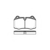 Колодки тормозные дисковые передний для BMW 5(E34), 7(E38), 8(E31) <b>ROADHOUSE 2441.00 / PSX244100</b>