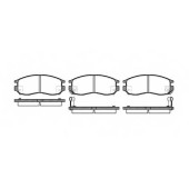 Колодки тормозные дисковые передний для CHRYSLER SEBRING / HYUNDAI SANTAMO / MITSUBISHI COLT, ECLIPSE, GALANT, LANCER, SANTAMO, SPACE RUNNER, SPACE <b>ROADHOUSE 2460.02 / PSX246002</b>