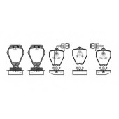 Колодки тормозные дисковые передний для AUDI 100(44,44Q,4A,C3,C4), A6(4A,C4), A8(4D2,4D8), CABRIOLET(8G7,B4) <b>ROADHOUSE 2508.02 / PSX250802</b>