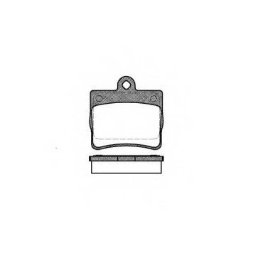 Колодки тормозные дисковые задний для MERCEDES C(W202) <b>ROADHOUSE 2630.00 / PSX263000</b>