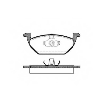 Колодки тормозные дисковые передний для AUDI A1, A3 / SKODA FABIA, OCTAVIA, ROOMSTER / VW POLO <b>ROADHOUSE 2633.00 / PSX263300</b>