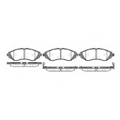 Колодки тормозные дисковые передний для CHEVROLET LANOS, REZZO / DAEWOO LANOS(KLAT), LEGANZA(KLAV), NUBIRA(KLAJ,KLAN), REZZO(KLAU) <b>ROADHOUSE 2645.02 / PSX264502</b>