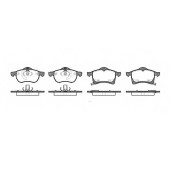 Колодки тормозные дисковые передний для OPEL ASTRA(F07#, F08#, F35#, F48#, F67, F69#, F70), ZAFIRA(F75#) <b>ROADHOUSE 2683.02 / PSX268302</b>