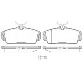 Колодки тормозные дисковые передний для NISSAN ALMERA(N16), PRIMERA(P11,WP11) <b>ROADHOUSE 2704.10 / PSX270410</b>