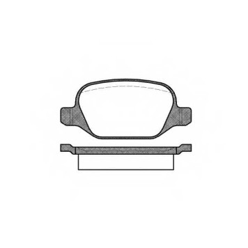 Колодки тормозные дисковые задний для FIAT LINEA(323) / LANCIA LYBRA(839AX,839BX) <b>ROADHOUSE 2727.10 / PSX272710</b>