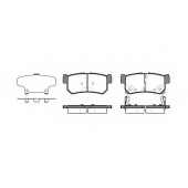 Колодки тормозные дисковые задний для DAEWOO REXTON(GAB#) / SSANGYONG ACTYON SPORTS(QJ), ACTYON, KORANDO(KJ), KYRON, REXTON(GAB#) <b>ROADHOUSE 2746.62 / PSX274662</b>