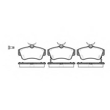 Колодки тормозные дисковые передний для CHRYSLER PT CRUISER(PT#) <b>ROADHOUSE 2753.02 / PSX275302</b>