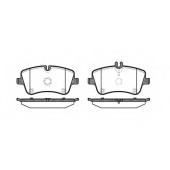 Колодки тормозные дисковые передний для MERCEDES C(CL203,S203,W203), CLC(CL203), CLK(A209,C208,C209), SLK(R171) <b>ROADHOUSE 2768.00 / PSX276800</b>