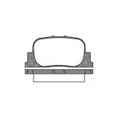 Колодки тормозные дисковые задний для TOYOTA CAMRY(#CV2#,#XV2#) <b>ROADHOUSE 2801.00 / PSX280100</b>