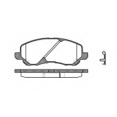 Колодки тормозные дисковые передний для MITSUBISHI ECLIPSE(D3#A) <b>ROADHOUSE 2804.02 / PSX280402</b>