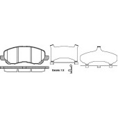 Колодки тормозные дисковые передний для CITROEN C4 AIRCROSS / JEEP COMPASS, PATRIOT / MITSUBISHI ASX, OUTLANDER / PEUGEOT 4008 <b>ROADHOUSE 2804.31 / PSX280431</b>