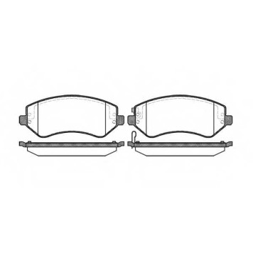 Колодки тормозные дисковые передний для CHRYSLER VOYAGER(RG,RS) / JEEP CHEROKEE(KJ), GRAND CHEROKEE(WG,WJ) <b>ROADHOUSE 2807.02 / PSX280702</b>