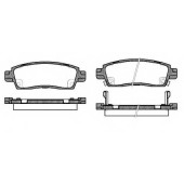 Колодки тормозные дисковые задний для CHEVROLET TRAILBLAZER(KC#) / SAAB 9-7X <b>ROADHOUSE 2838.02 / PSX283802</b>