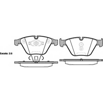 Колодки тормозные дисковые передний для BMW 3(E90,E91,E92,E93), X1(E84) <b>ROADHOUSE 2857.10 / PSX285710</b>