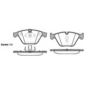 Колодки тормозные дисковые передний для BMW 5(F07,F10,F11,F18) <b>ROADHOUSE 2857.20 / PSX285720</b>