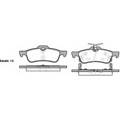 Колодки тормозные дисковые задний для DAIHATSU CHARADE / TOYOTA YARIS(KSP13#, KSP9#, NCP13#, NCP9#, NHP13#, NLP13#, NSP13#, NSP9#, SCP9#, ZSP9#) <b>ROADHOUSE 2862.02 / PSX286202</b>