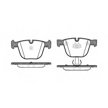 Колодки тормозные дисковые задний для BMW 1, 3, 5, 6, 7, X5, X6 <b>ROADHOUSE 2892.00 / PSX289200</b>