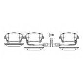 Колодки тормозные дисковые задний для AUDI A4, A5, A6, A8, ALLROAD / VW PHAETON <b>ROADHOUSE 2897.02 / PSX289702</b>