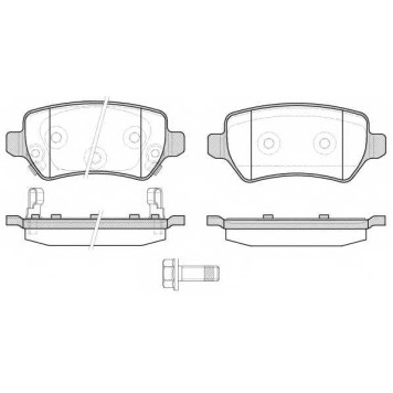 Колодки тормозные дисковые задний для KIA CEED(JD), CEE`D(JD), PRO CEE?D(JD) <b>ROADHOUSE 2957.22 / PSX295722</b>