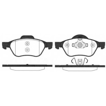 Колодки тормозные дисковые передний для RENAULT MEGANE(BM0/1#, CM0/1#, EM0/1#, KM0/1#, LM0/1#) <b>ROADHOUSE 2962.10 / PSX296210</b>
