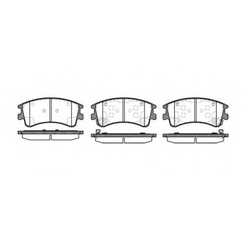 Колодки тормозные дисковые передний для MAZDA 6(GG,GY) <b>ROADHOUSE 2970.02 / PSX297002</b>