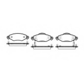 Колодки тормозные дисковые передний для TOYOTA YARIS(#NCP2#, #NLP2#, NCP1#, NLP1#, SCP1#) <b>ROADHOUSE 2978.02 / PSX297802</b>
