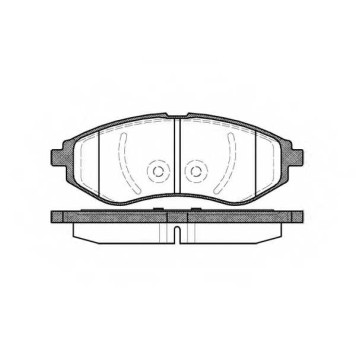 Колодки тормозные дисковые передний для CHEVROLET AVEO(T250,T255,T300), KALOS / DAEWOO KALOS(KLAS) <b>ROADHOUSE 2986.00 / PSX298600</b>