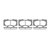 Колодки тормозные дисковые передний для LEXUS GX / MITSUBISHI PAJERO / TOYOTA HILUX, LAND CRUISER 150, LAND CRUISER, SEQUOIA, TUNDRA <b>ROADHOUSE 2988.00 / PSX298800</b>