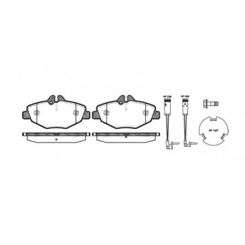Колодки тормозные дисковые передний для MERCEDES E(S211,W211) <b>ROADHOUSE 2990.02 / PSX299002</b>