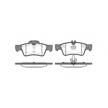 Колодки тормозные дисковые задний для MERCEDES CLS(C218, C219, X218), E(A207, C207, S211, S212, W211, W212), S(C216, W220, W221), SL(R230) <b>ROADHOUSE 2991.00 / PSX299100</b>