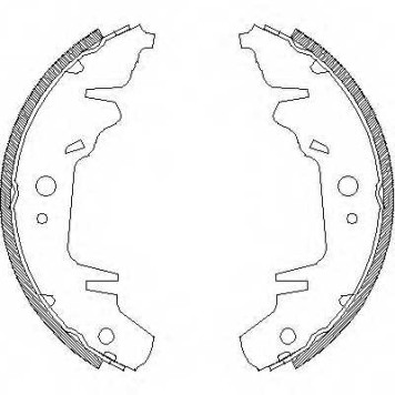 Комплект тормозных колодок задний для CHRYSLER GRAND VOYAGER(RT), VOYAGER(GS,RG,RS) / KIA CARNIVAL(GQ,UP) <b>ROADHOUSE 4020.00 / ZSX402000</b>