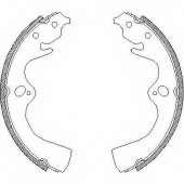 Комплект тормозных колодок задний для KIA RETONA(CE), SPORTAGE(K00) <b>ROADHOUSE 4077.00 / ZSX407700</b>