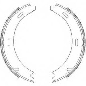 Комплект тормозных колодок задний для MERCEDES , 190, C, CABRIOLET, CLK, COUPE, E, KOMBI, SL, SLK <b>ROADHOUSE 4093.00 / ZSX409300</b>