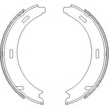 Комплект тормозных колодок задний для MERCEDES , 190, C, CABRIOLET, CLK, COUPE, E, KOMBI, SL, SLK <b>ROADHOUSE 4093.00 / ZSX409300</b>