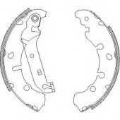 Комплект тормозных колодок задний для FORD FIESTA, FUSION, KA, PUMA, STREET KA / MAZDA 2 <b>ROADHOUSE 4137.00 / ZSX413700</b>