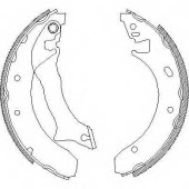 Комплект тормозных колодок задний для FORD MONDEO(BNP,GBP) <b>ROADHOUSE 4300.00 / ZSX430000</b>