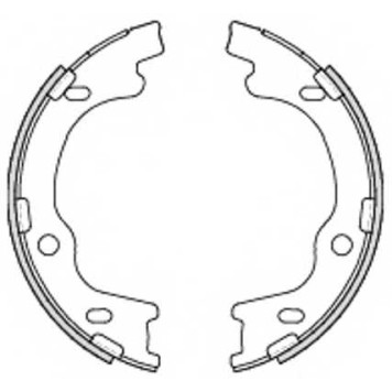 Комплект колодок стояночной тормозной системы ROADHOUSE ZSX469900 / 4699.00