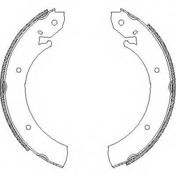 Комплект тормозных колодок задний для FORD CONSUL, GRANADA, P 100 / HYUNDAI GRACE, H-1, H100, SONATA / MERCEDES 100 / NISSAN TRADE / RENAULT MASTER, TRAFIC / SSANGYONG ACTYON, KORANDO, KYRON, REXTON <b>ROADHOUSE 4701.00 / ZSX470100</b>