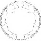 Комплект колодок стояночной тормозной системы ROADHOUSE ZSX475200 / 4752.00